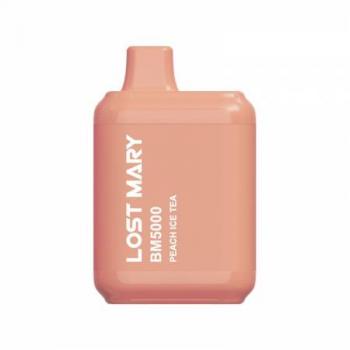 Одноразовая Pod система Lost Mary BM5000 Peach Ice Tea 50 мг 650 мАч