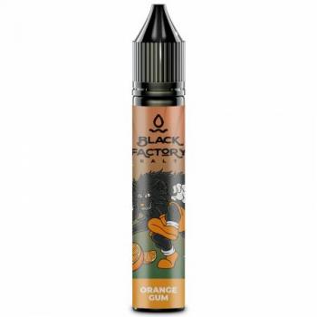 Жидкость для электронных сигарет Black Factory Salt Orange Gum 25 мг , 50 мг ,  30 мл