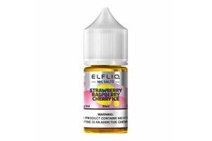 Жидкость для электронных сигарет ELFLIQ Nic Salts Strawberry Raspberry Cherry Ice 50 мг 30 мл