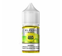 Жидкость для электронных сигарет ELFLIQ Nic Salts Sour Apple 50 мг 30 мл