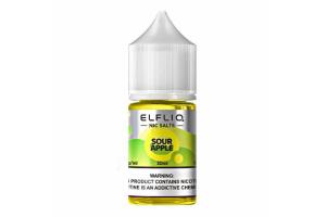 Жидкость для электронных сигарет ELFLIQ Nic Salts Sour Apple 50 мг 30 мл