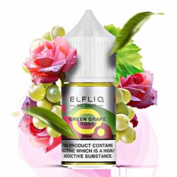 Жидкость для электронных сигарет ELFLIQ Nic Salts Green Grape Rose 50 мг 30 мл