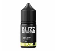 Жидкость для электронных сигарет Blizz Salt Sour Apple with Kiwi 30 мг , 50 мг 30 мл