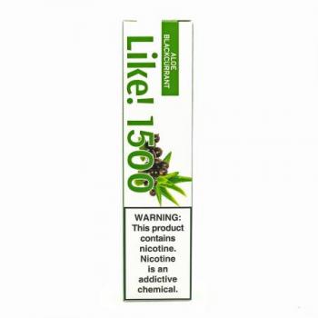 Одноразовая Pod система Like! 1500 Aloe Blackcurrant 50 мг 1100 мАч
