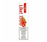 Одноразовая Pod система Like! 1500 Strawberry Kiwi 50 мг 1100 мАч