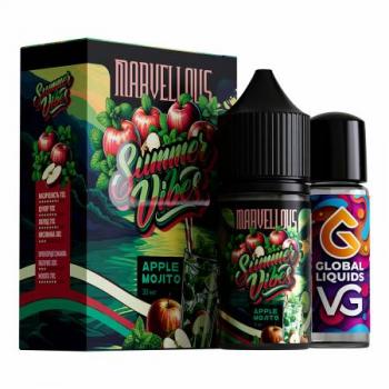 Набор для самостоятельного изготовления Marvellous Summer Vibes Salt 50 Apple Mojito 30 мл