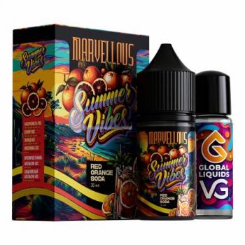 Набор для самостоятельного изготовления Marvellous Summer Vibes Salt 50 Red Orange Soda 30 мл