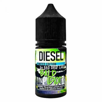 Жидкость для электронных сигарет Bad Drip Diesel Salt Bald Idiot 50 мг 30 мл Жидкость для электронных сигарет Bad Drip Diesel Salt Bald Idiot 50 мг 30 мл