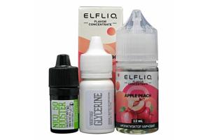 Жидкость для электронных сигарет ELFLIQ Nic Salts Apple Peach 50 мг 30 мл