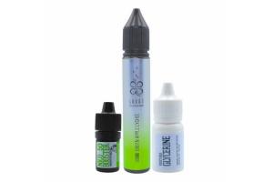 Набор для самостоятельного изготовления Liquid Lab Lucky Chrome Salt 50 Green Apple Lychee 30 мл