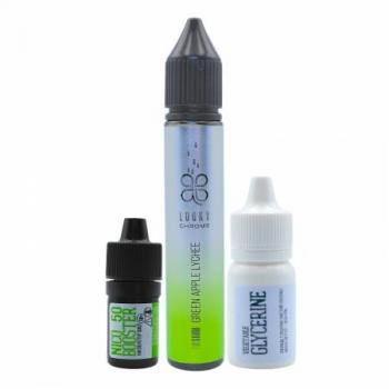 Набор для самостоятельного изготовления Liquid Lab Lucky Chrome Salt 50 Green Apple Lychee 30 мл