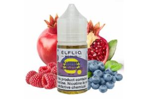 Жидкость для электронных сигарет ELFLIQ Nic Salts Blueberry Raspberry Pomegranate 50 мг 30 мл