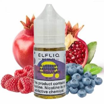 Жидкость для электронных сигарет ELFLIQ Nic Salts Blueberry Raspberry Pomegranate 50 мг 30 мл