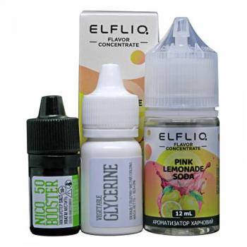 Жидкость для электронных сигарет ELFLIQ Nic Salts Pink Lemonade 50 мг 30 мл
