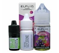 Жидкость для электронных сигарет ELFLIQ Nic Salts Grape Cherry 50 мг 30 мл