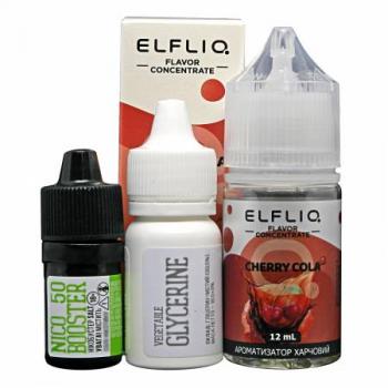 Жидкость для электронных сигарет ELFLIQ Nic Salts Cherry Cola 50 мг 30 мл
